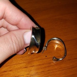 Silver Hoop Earrings